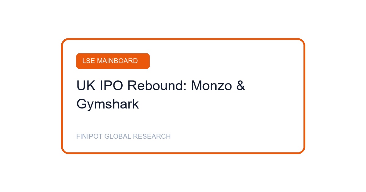 UK IPO Rebound Monzo Gymshark Cover