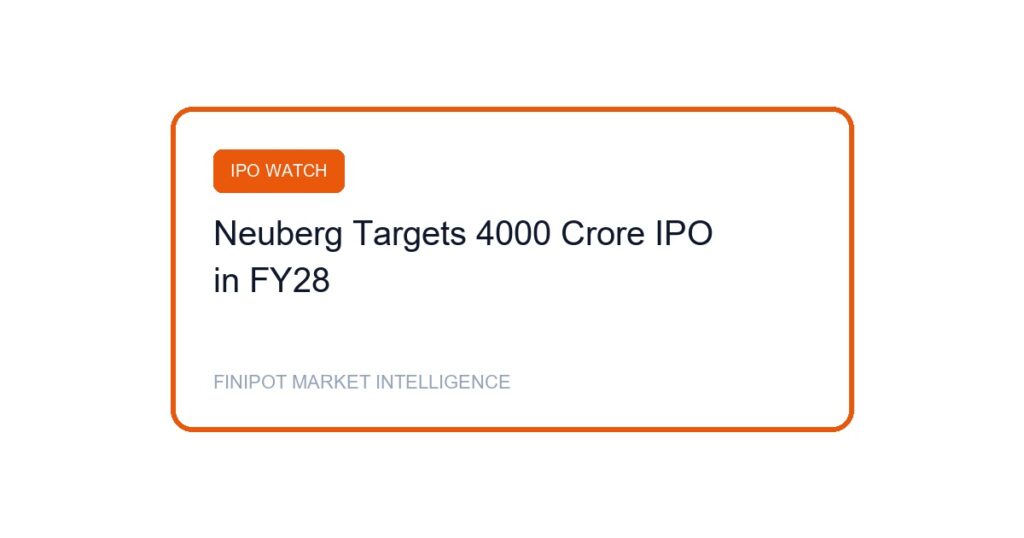 Neuberg Diagnostics Rating IPO Cover