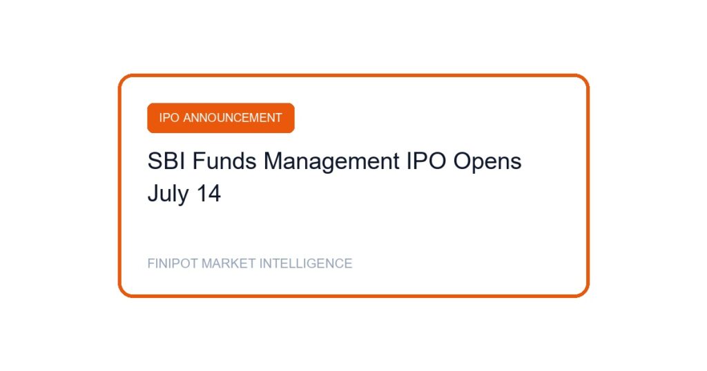 SBI Mutual Fund IPO Announcement Cover