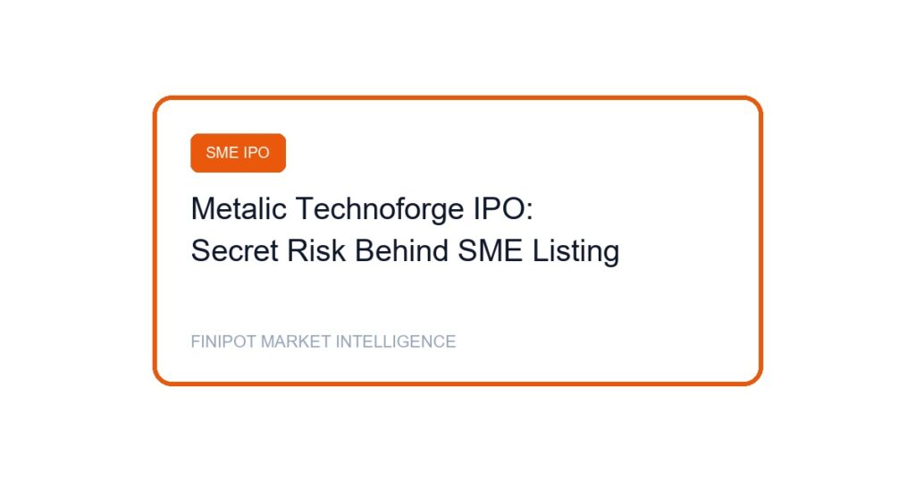 Metalic Technoforge IPO Secret Risk SME Listing