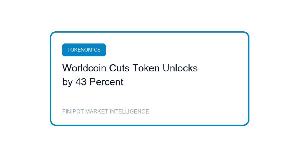 Worldcoin Tokenomics Schedule Cut Cover